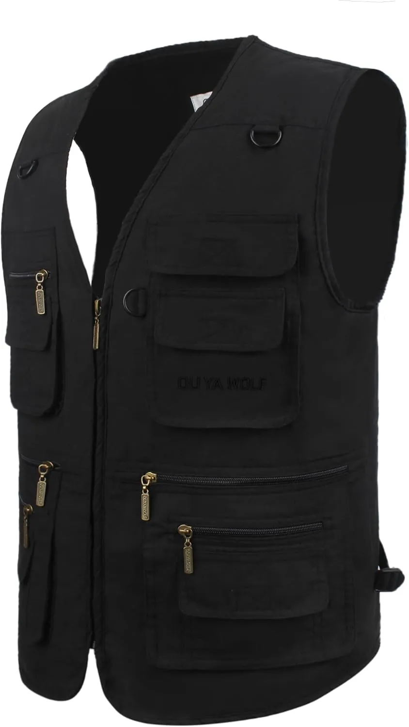 Men's Utility Work Hunting Travel Fishing Multi-Pockets Outdoor Vests