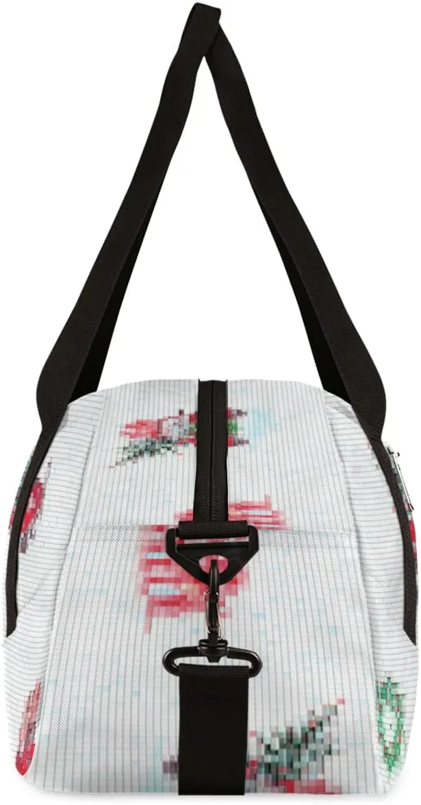Merry Christmas Holiday Winter Kids Duffel Bag for Girls Boys Teens, Merry Christmas Dance Bag Overnight Small Duffel Bag Carry On Weekend Sports Gym Travel Bag for School Practice Gymnastics Ballet