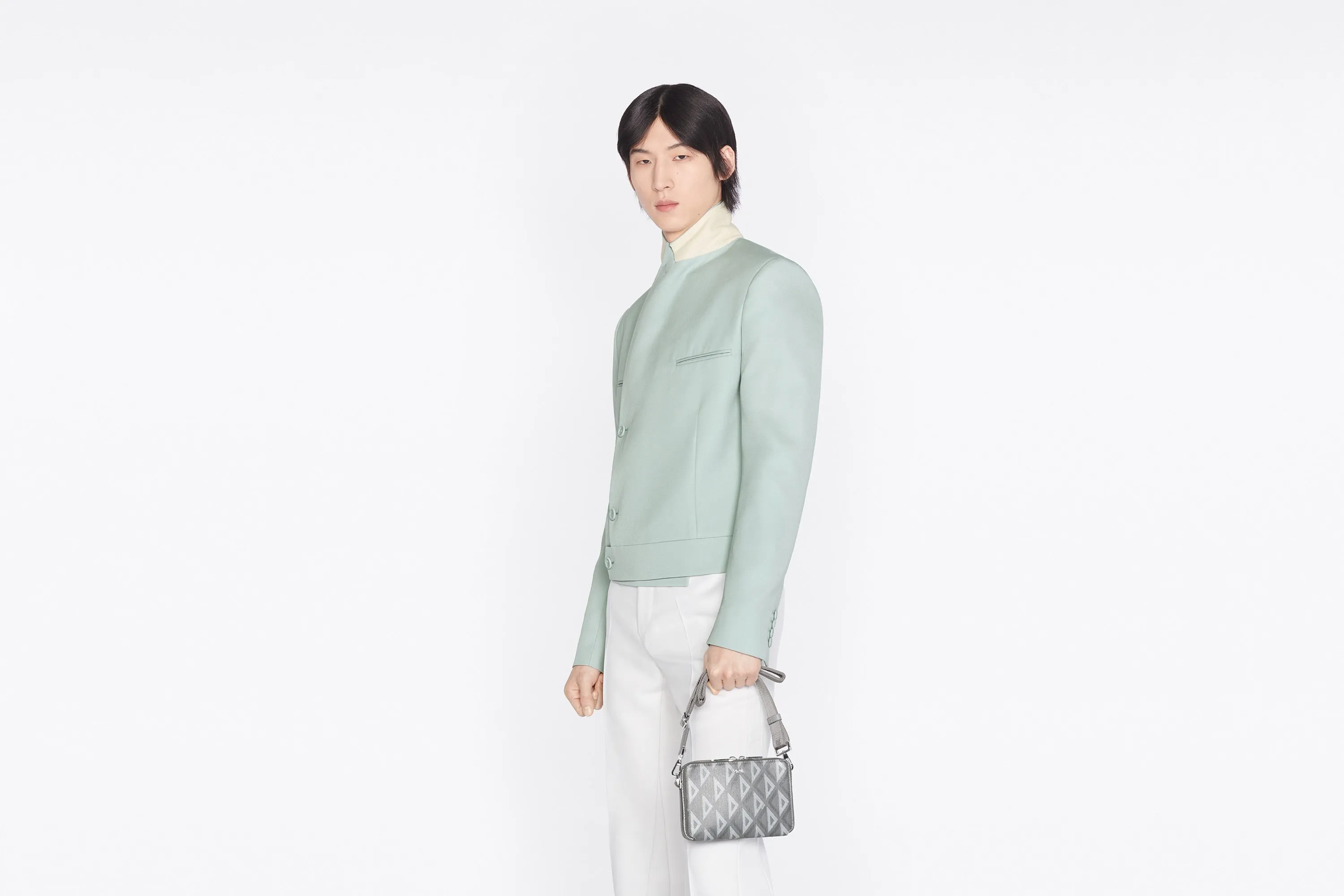 Messenger Pouch • Dior Gray CD Diamond Canvas