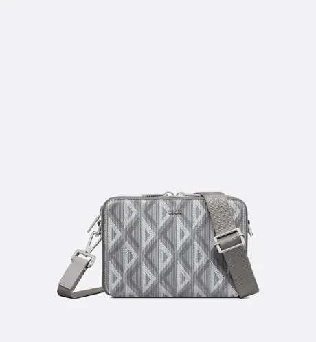 Messenger Pouch • Dior Gray CD Diamond Canvas