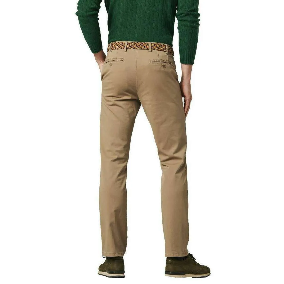 Meyer Oslo Flex Chinos - Camel Beige