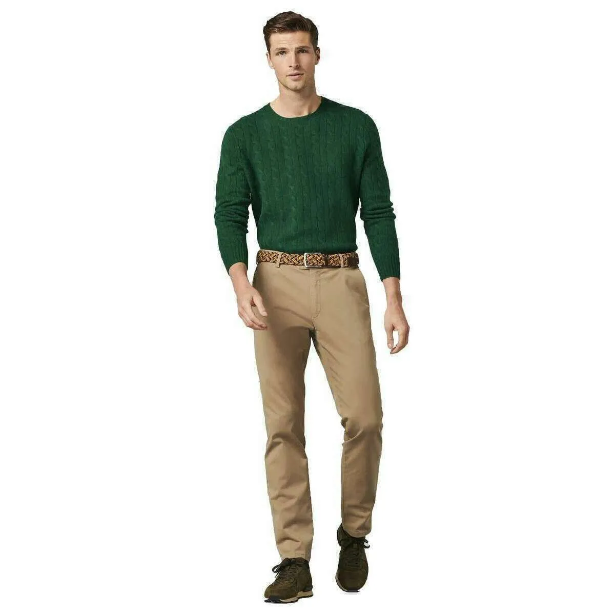 Meyer Oslo Flex Chinos - Camel Beige