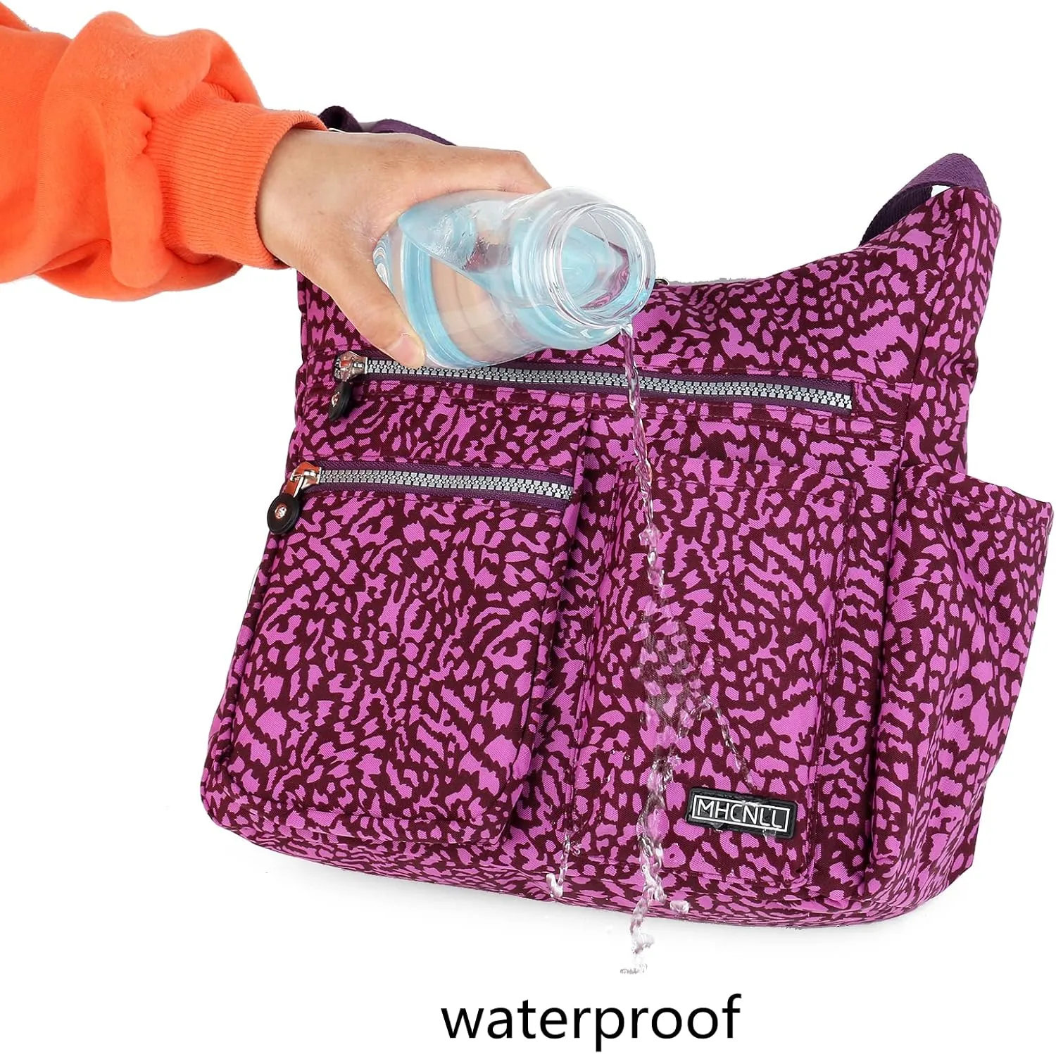 MHCNLL Crossbody Bag with Anti Theft RFID Pocket - Women Lightweight Water-Resistant Purse