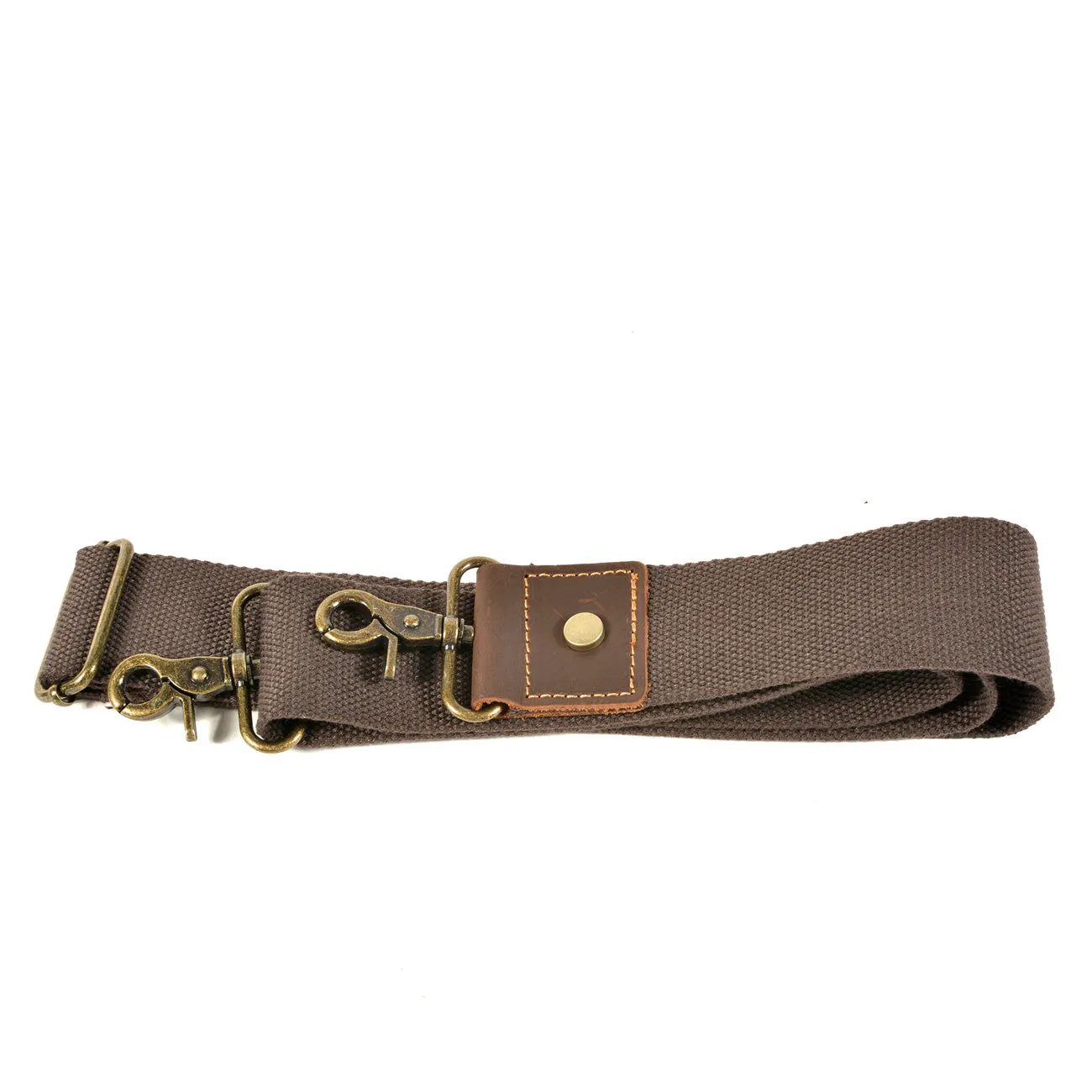 Military-Style Canvas Duffle Bag Handcrafted