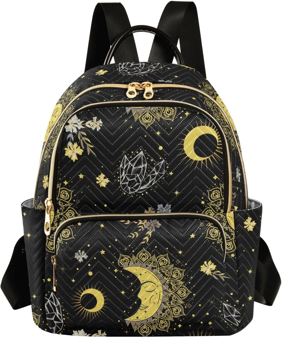 Mini Backpack Purse for Women Printed Purse Printed Backpack for Women Small Convertible Backpack Purse Ladies (color2, Medium)