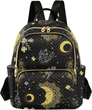 Mini Backpack Purse for Women Printed Purse Printed Backpack for Women Small Convertible Backpack Purse Ladies (color2, Medium)