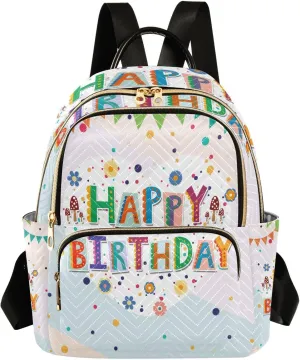 Mini Backpack Purse for Women Printed Purse Printed Backpack for Women Small Convertible Backpack Purse Ladies (color4, Medium)