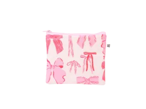 Mini Zipper - Red/Pink Bows