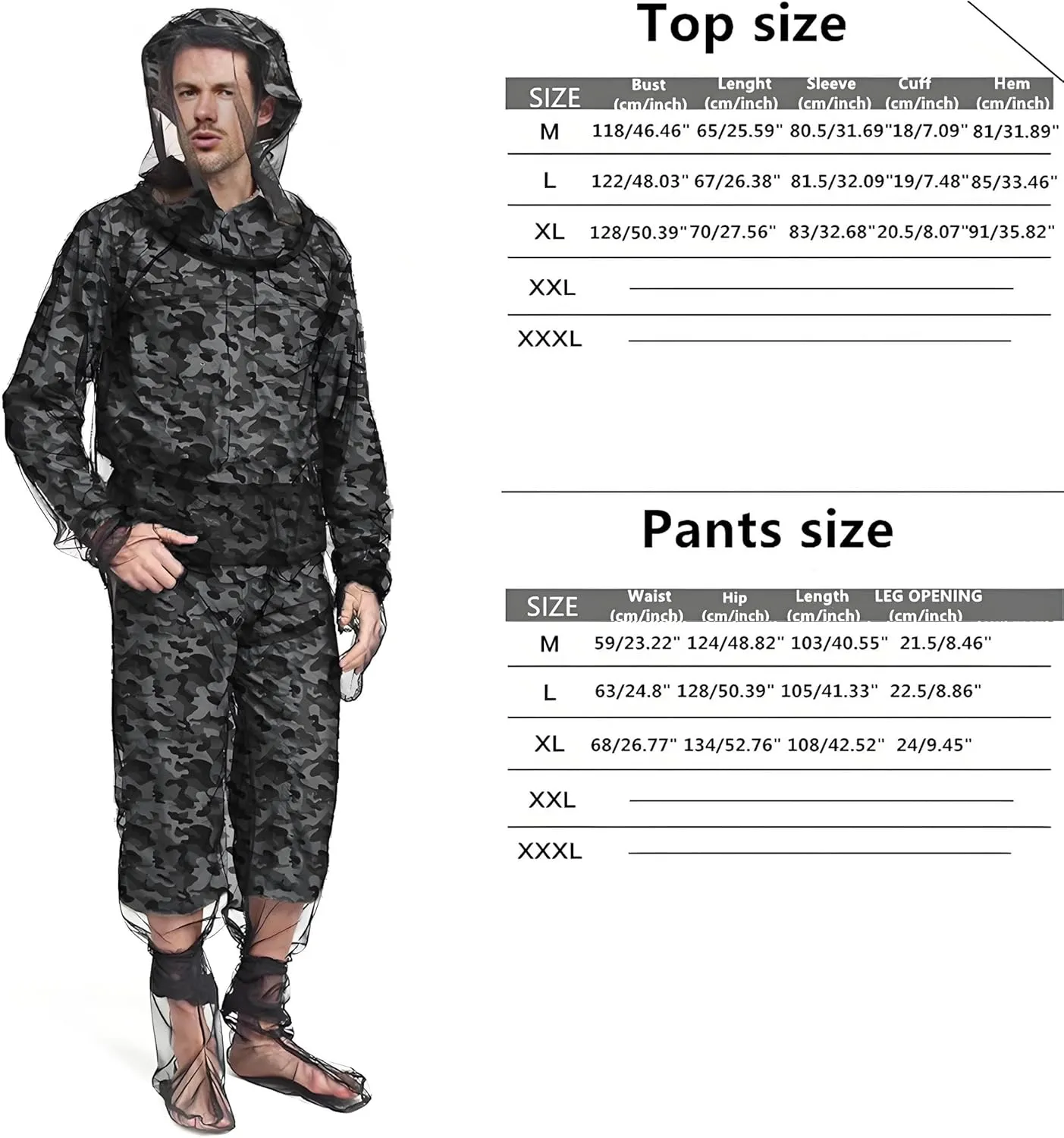 Mosquito Netting Insect Repellent Clothing Mosquito Bug Jacket Full Body Mosquito Net Suit Mosquito Shirt Proof Resistant