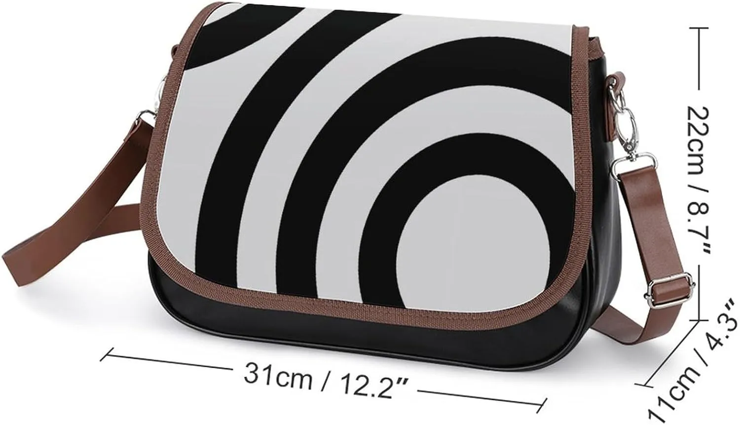 Mud Print Style Fashionable And Durable Portable Leather Shoulder Bag