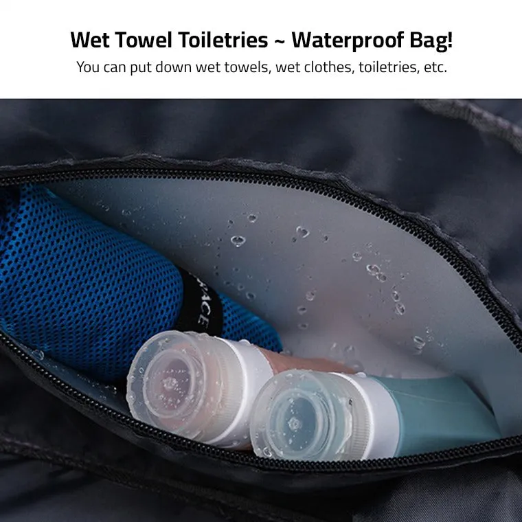 Multi-Pocket Travel Duffle Luggage Bag, Sports Gym Shoulder Bag With Shoe Compartment