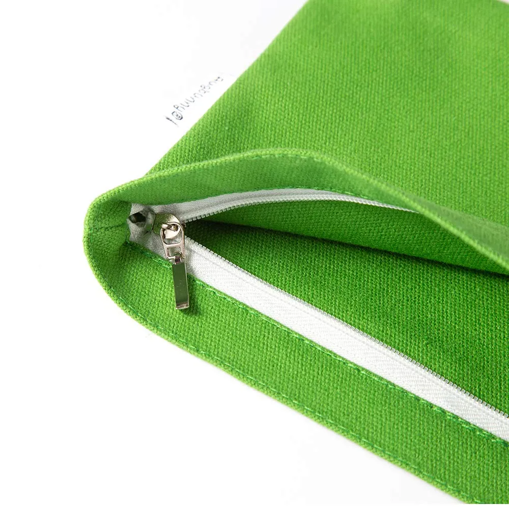 Multi-purpose Cotton Canvas Zipper makeup Bag Pouch 4-pack