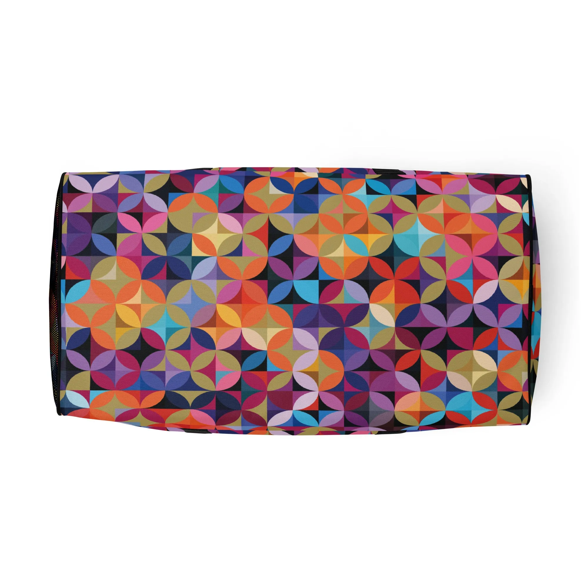 Multicolor illusions - Sustainably Made Duffle Bag