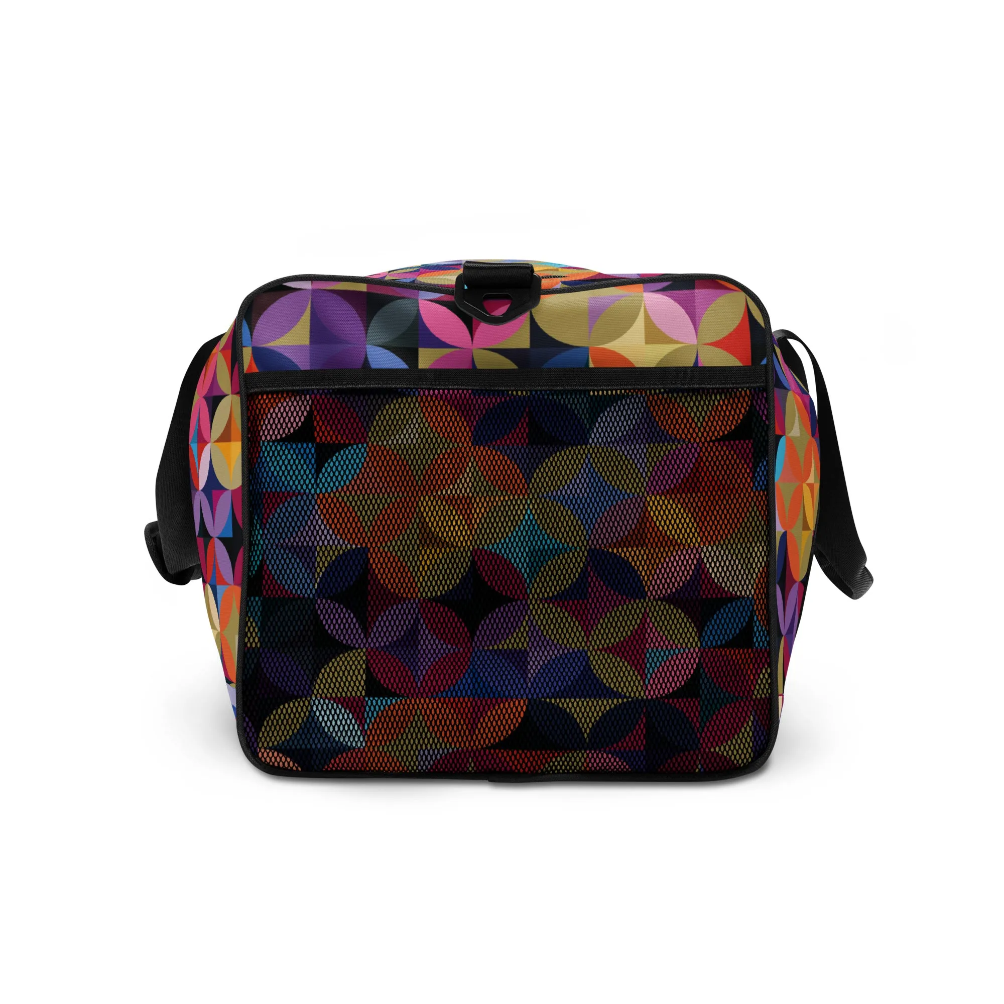 Multicolor illusions - Sustainably Made Duffle Bag