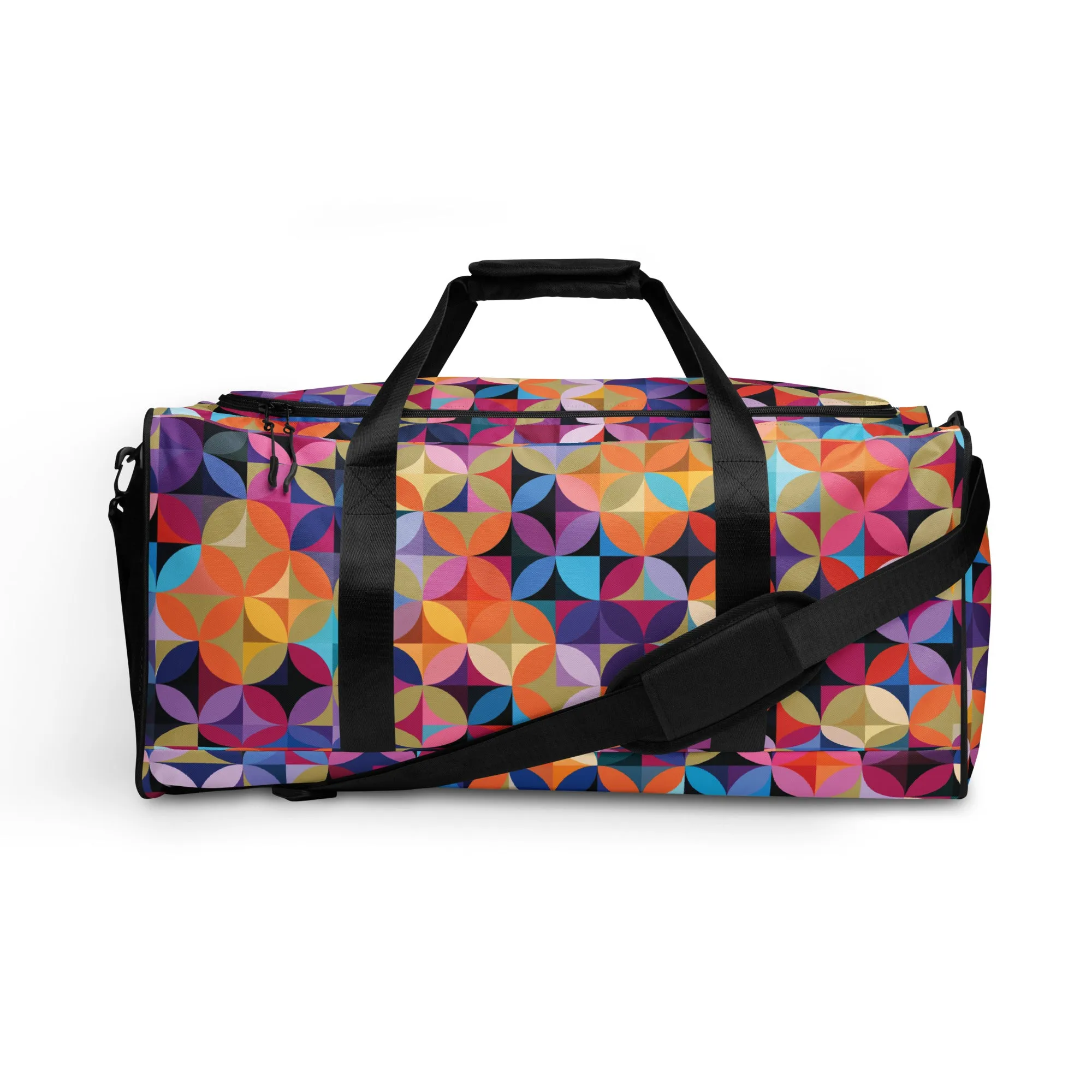 Multicolor illusions - Sustainably Made Duffle Bag