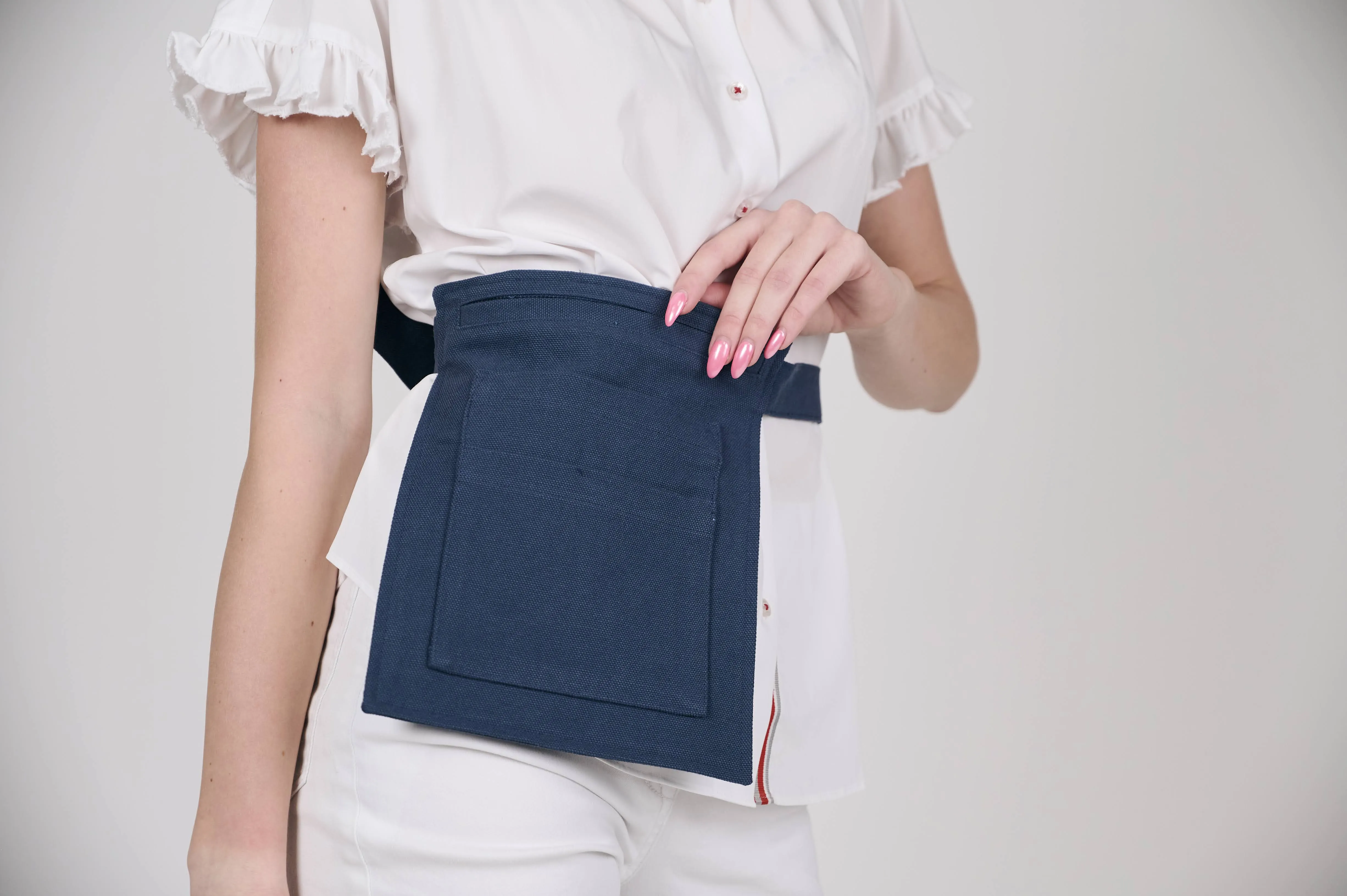 Navy Blue Canvas Utility Pouch