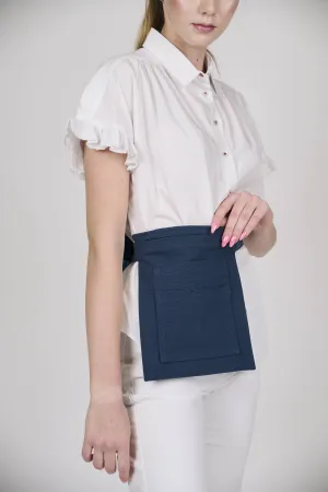 Navy Blue Canvas Utility Pouch