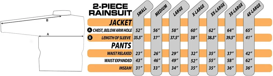Nelson Rigg Stormrider Rain Suit; 100% Waterproof, Pants and Jacket Included with Reflective Striping (Black, XX-Large)