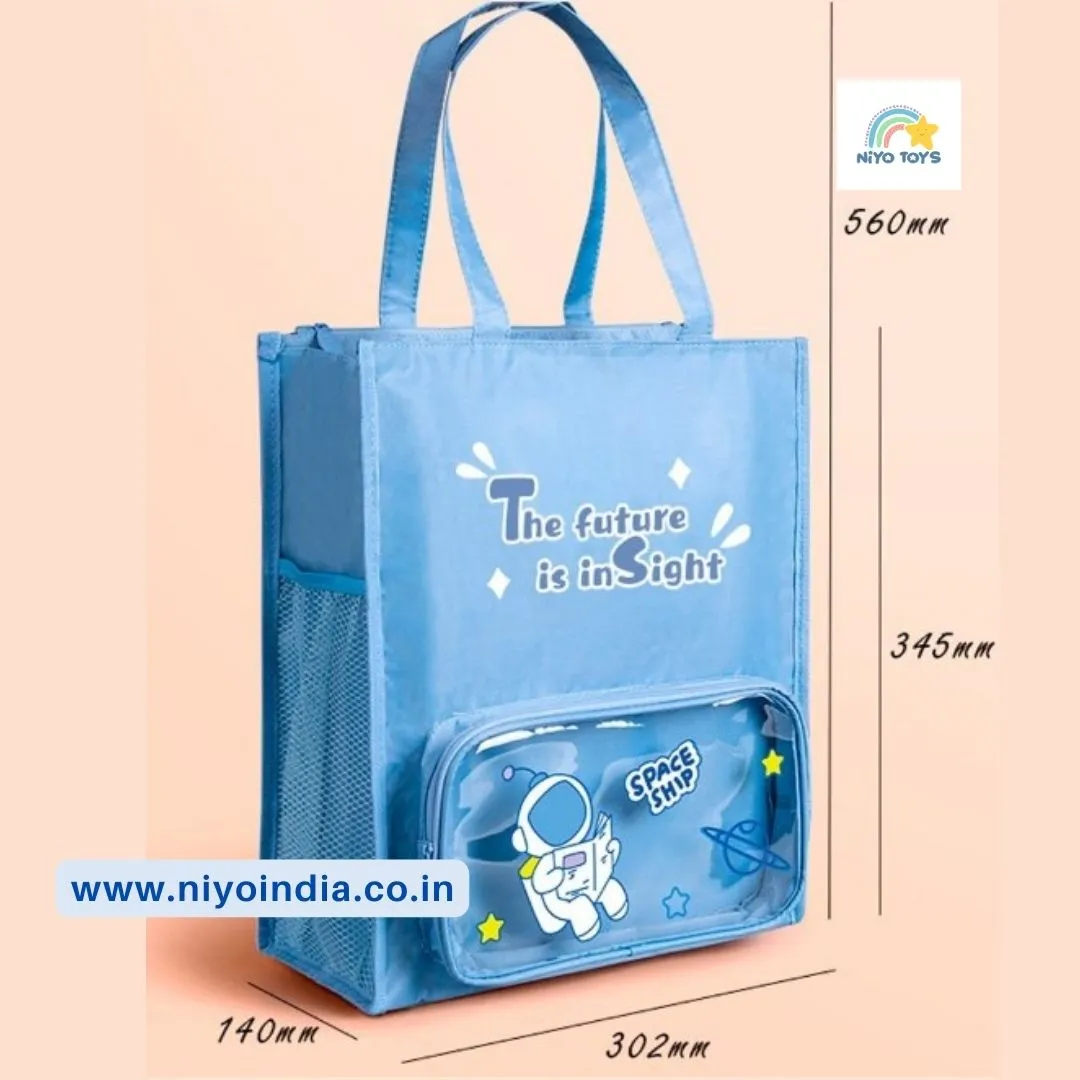 NIYO TOYS Multi-Purpose Kids Tote Bag - Fun & Durable