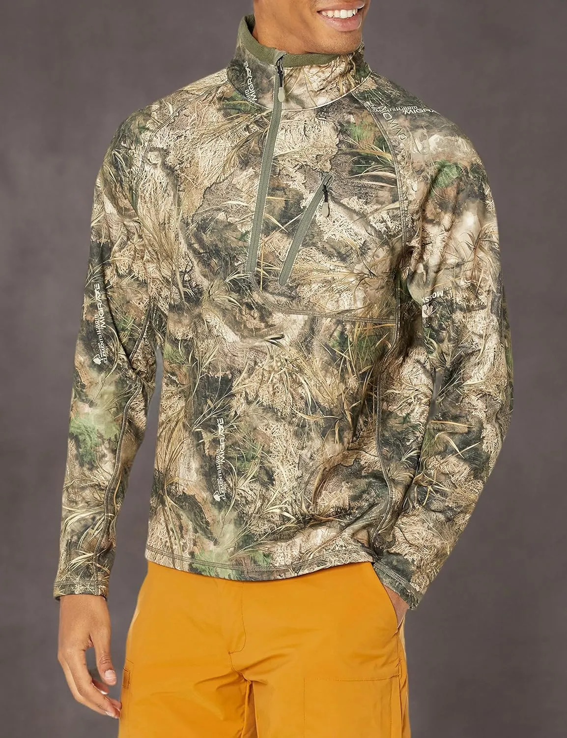 Nomad Men's Utility 1/2 Zip | Wind Resistant Pullover Hunting Jacket