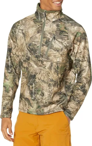 Nomad Men's Utility 1/2 Zip | Wind Resistant Pullover Hunting Jacket