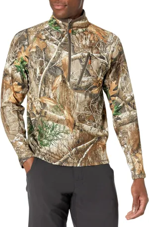 Nomad Men's Utility 1/2 Zip | Wind Resistant Pullover Hunting Jacket