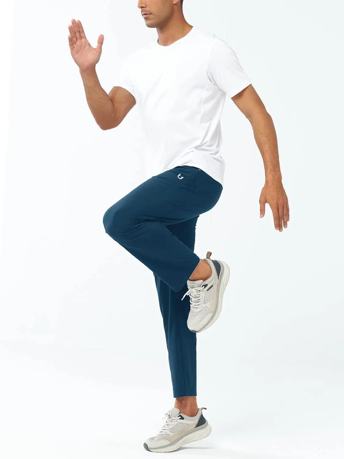 NORTHYARD Men's Athletic Pants Running Workout Joggers Lightweight Gym Jogging Track Casual Sweatpants with Zipper Pockets