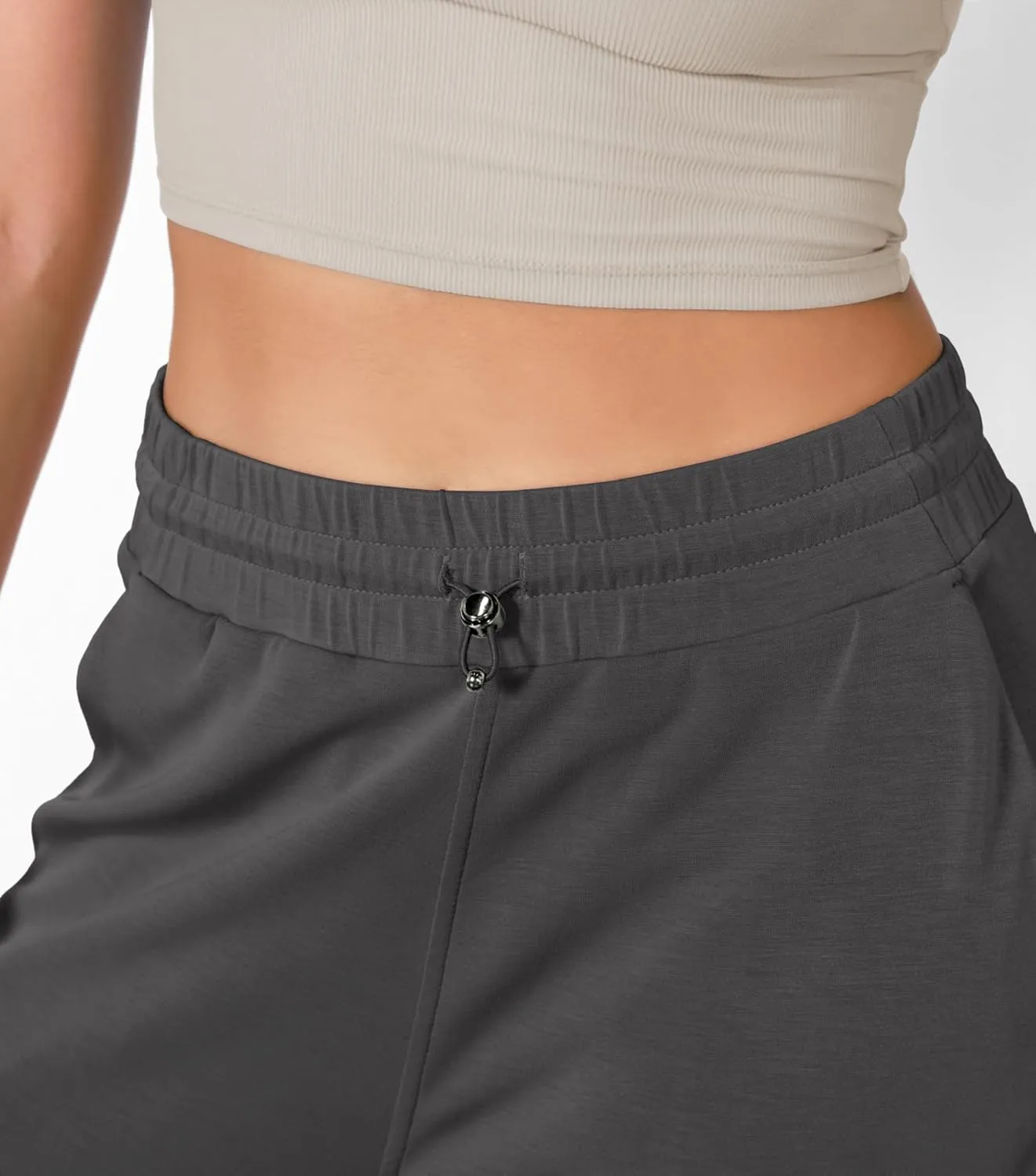 ODODOS Women's Modal Soft Jogger Pants with Pockets Adjustable Shockcord High Waist Sweatpants Casual Lounge Pants