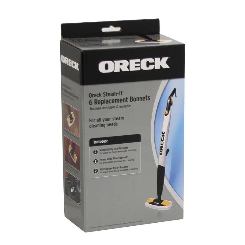 Oreck Steam-It Microfiber Replacement Pads Bonnet Kit - 59-3808-08 , STEAMKITLR