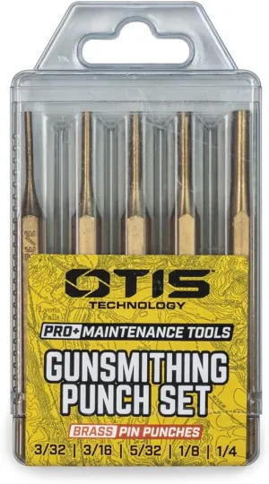 Otis Technology Pro  5 Piece Brass Punch Set