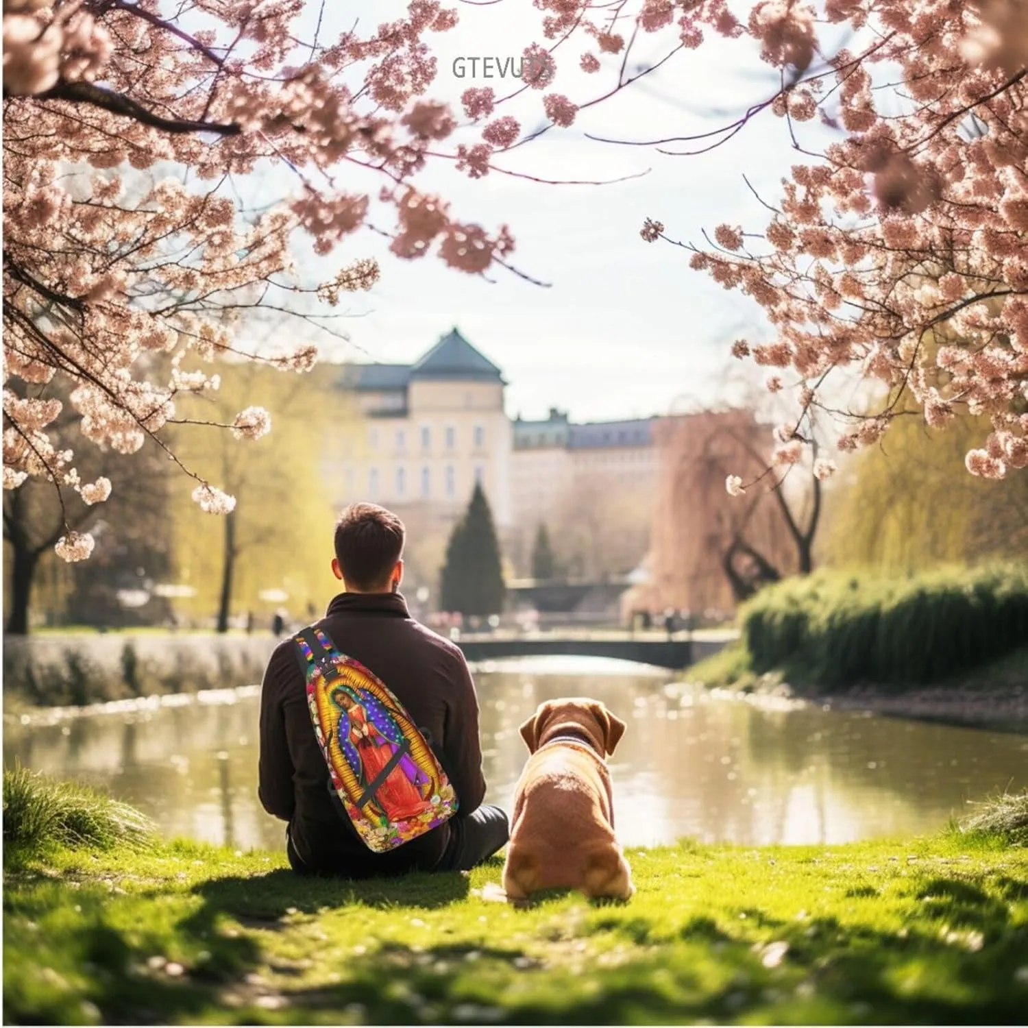 Our Lady Of Guadalupe Sling Backpack Chest Bag Crossbody Shoulder Bag Gym Cycling Travel Hiking Daypack For Men Women