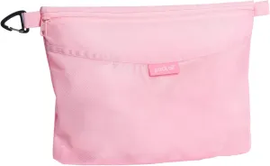 pack all Water-resistant Material Zipper Pouch, Mesh Zipper Bags for Storage, Travel, Office (Pink, Large)