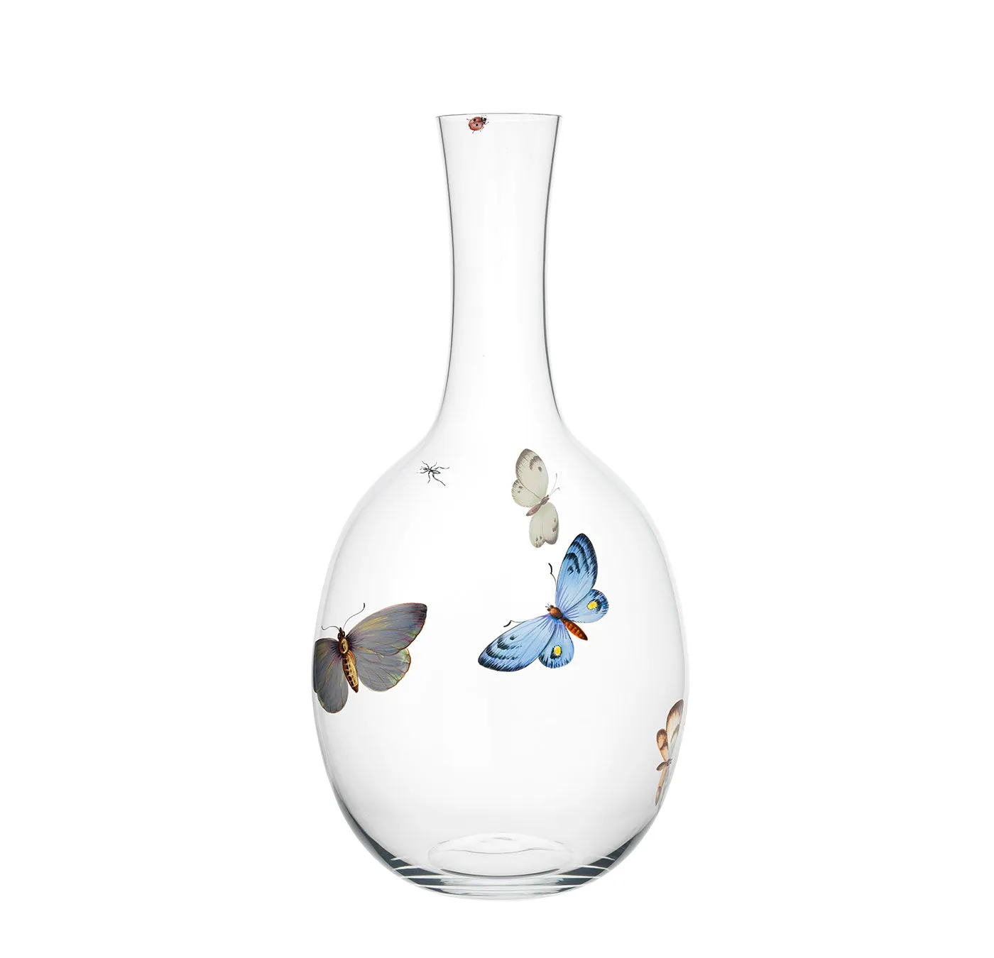 Painted Butterflies Large Decanter, D