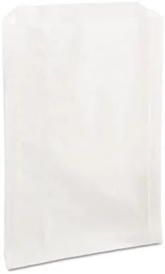 Papercon - Pb25 Grease-Resistant Sandwich Bags 6 1/2 X 1 X 8 White 2000/Carton "Product Category: Breakroom And Janitorial/Food Service Supplies"