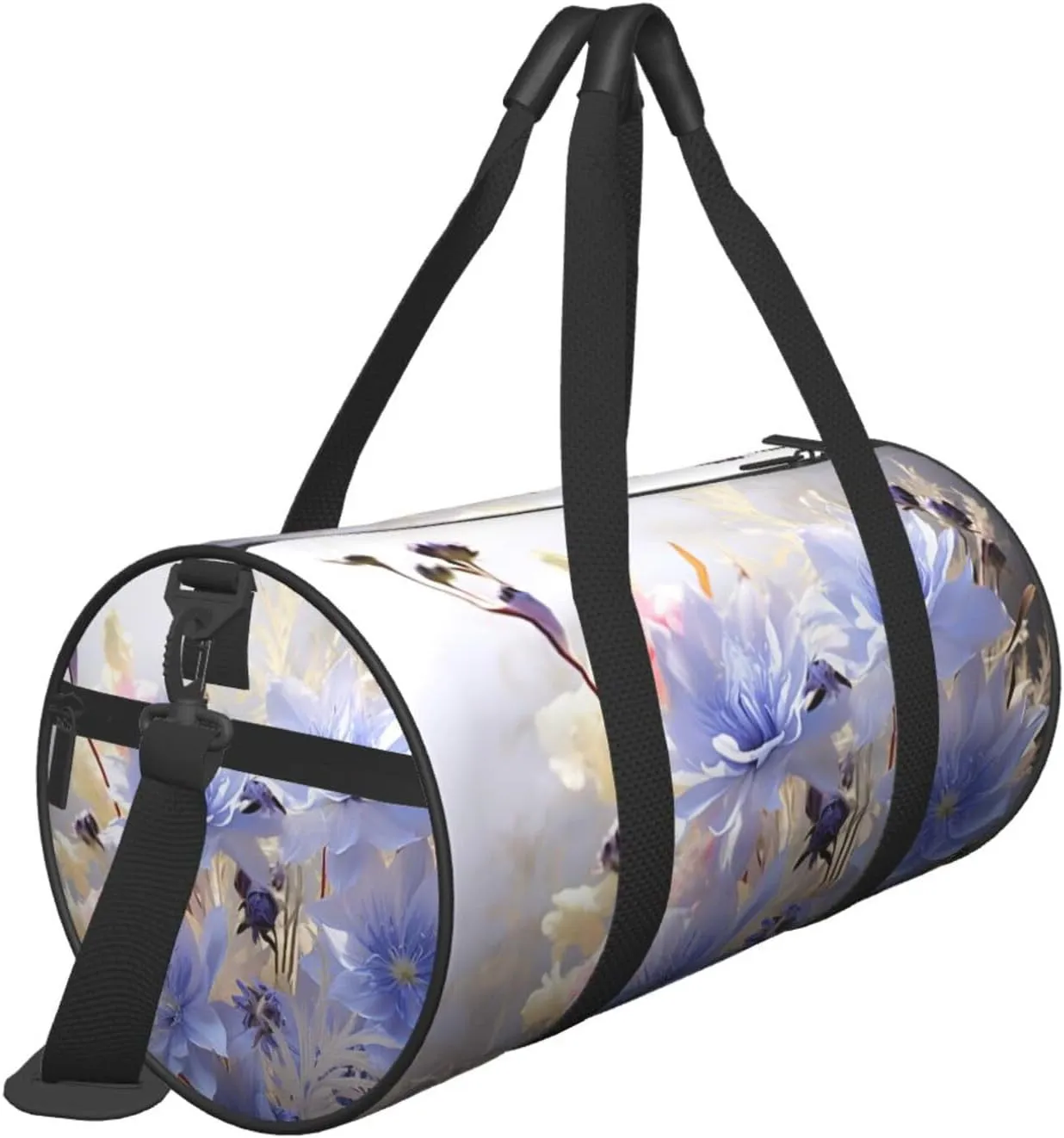 Pastel Cornflowers Travel Duffle Bag for Men Women Sport Gym Bag Foldable Weekender Bag Carry on Overnight Bag for Travel Swimming Basketball
