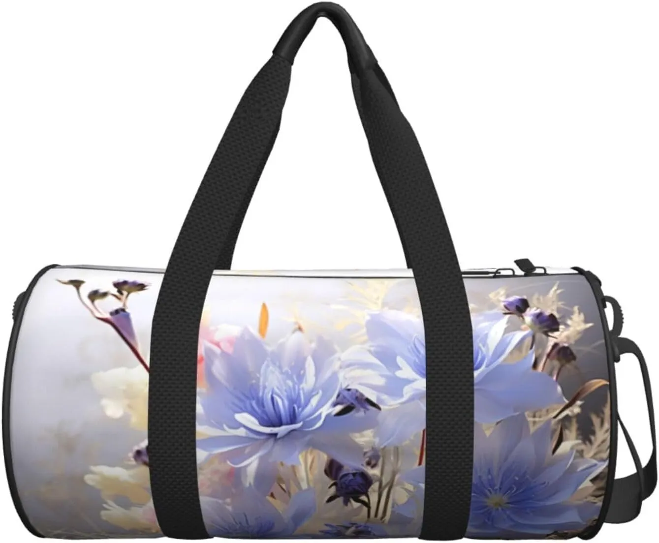 Pastel Cornflowers Travel Duffle Bag for Men Women Sport Gym Bag Foldable Weekender Bag Carry on Overnight Bag for Travel Swimming Basketball