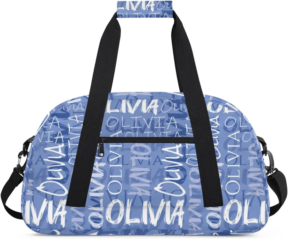 Personalized Dance Bag Cheerleading Bag for Girl Gifts, Overnight Duffel Bags Cheerleader for Kids Personalized Sport Gym Bag, Gymnastics Duffel Bag - Colorful Names