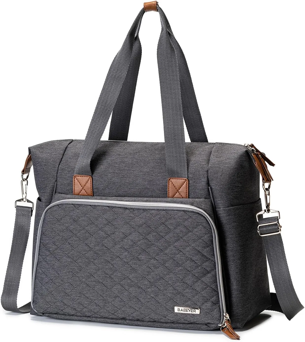 Pet Grooming Bag, Dog Grooming Supplies Organizer Tote Bag for Dog Groomers,-Grey