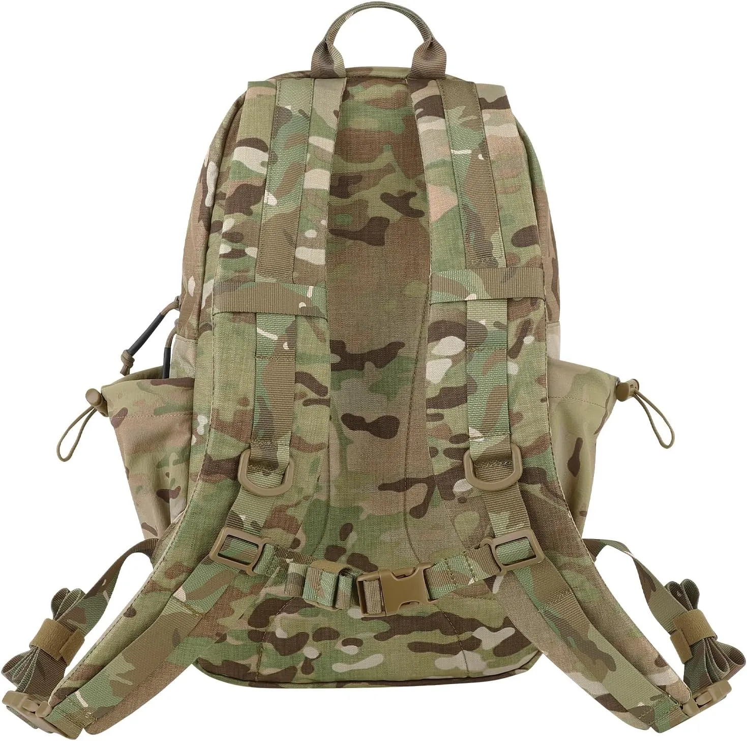 PETAC GEAR 14L Daypack Outdoor EDC Backpack Lightweight Tactical Range Pack Travel Hiking waterproof Daypacks (MC)