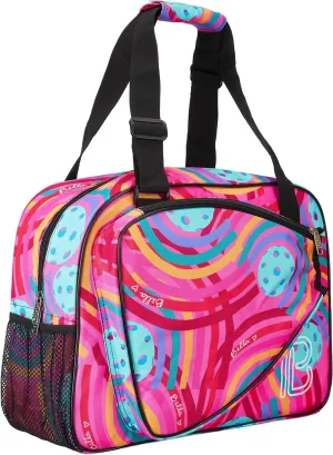 Pickleball Bag, Pickleball duffel bag, pickleball duffle bag circles, Pickleball Bella