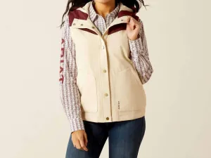 Pioneer Stretchshell Vest In Summer Sand/rosewood