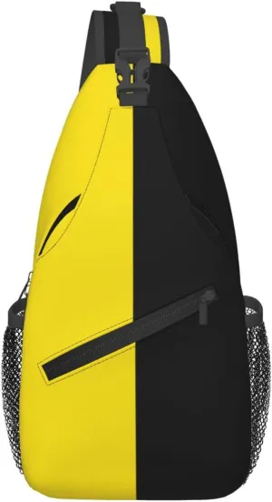 Pol Kaszuby Flag Crossbody Bags For Women Men Chest Backpack Gym Shoulder Bag Travel Outdoor Sports Casual Crossbody Bags