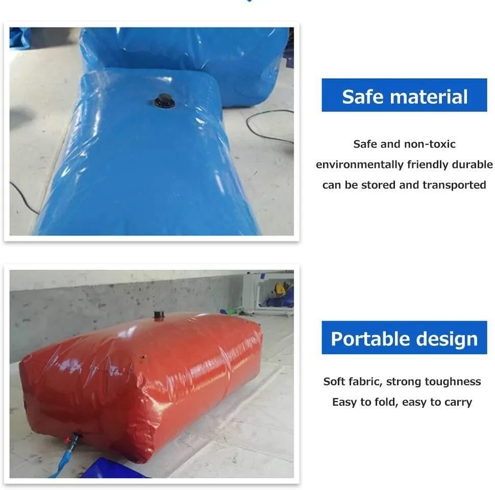 Portable Rain Barrel Water Tank, Foldable Water Storage Bag with Faucet, Large Capacity for Irrigation, Storage, and Emergency Use(1000L(264gal))
