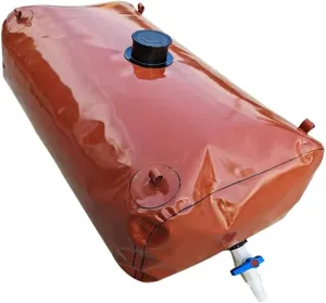 Portable Rain Barrel Water Tank, Foldable Water Storage Bag with Faucet, Large Capacity for Irrigation, Storage, and Emergency Use(1000L(264gal))