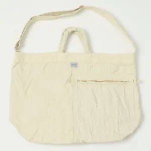 Porter-Yoshida & Co. Large Mile 2-Way Tote Bag - White