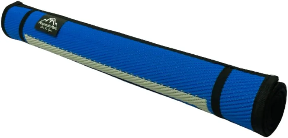 Premium Outdoor RV Patio Mat – Extra Thick 5mm Recycled Polypropylene Rug – Heavy-Duty, Waterproof, Reversible – Luxury Mat for Camping, Beach, Deck, Campsite