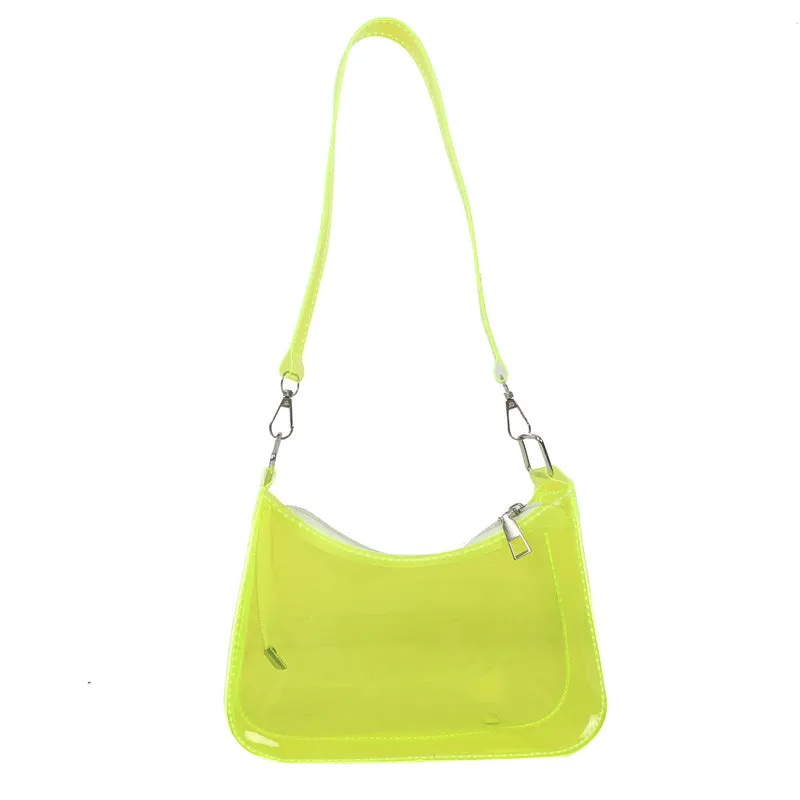 Prismatic See-Through Shoulder Bag