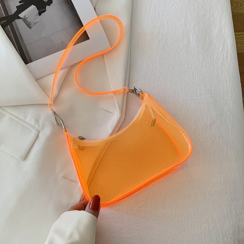 Prismatic See-Through Shoulder Bag