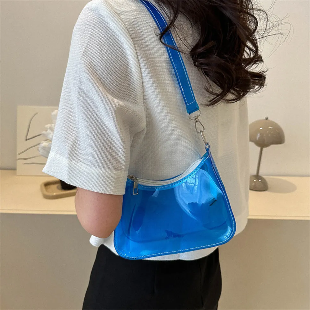 Prismatic See-Through Shoulder Bag