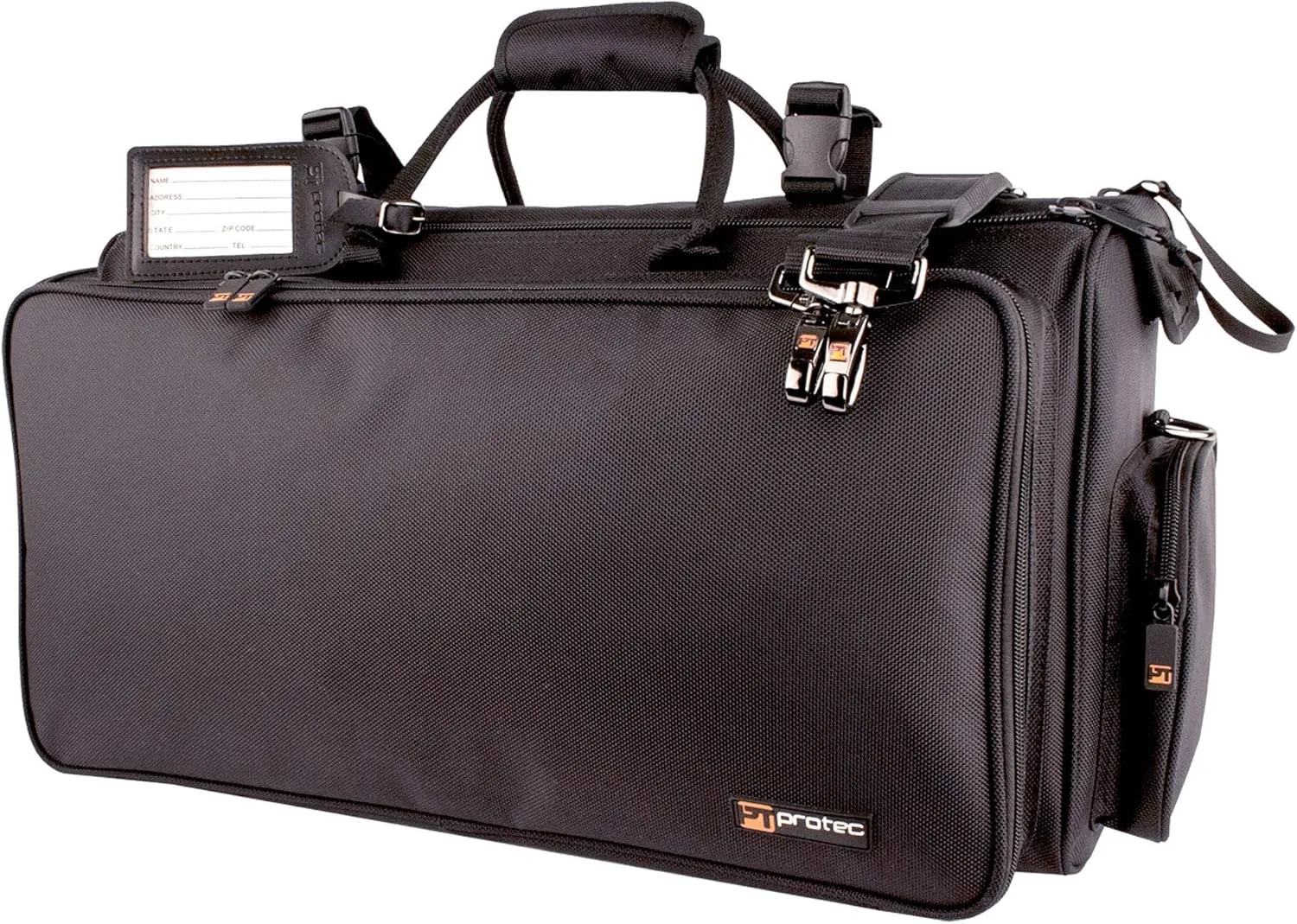 Protec Triple Horn Gig Bag with Removable Mute Storage Bag - Gold Series, Model C248